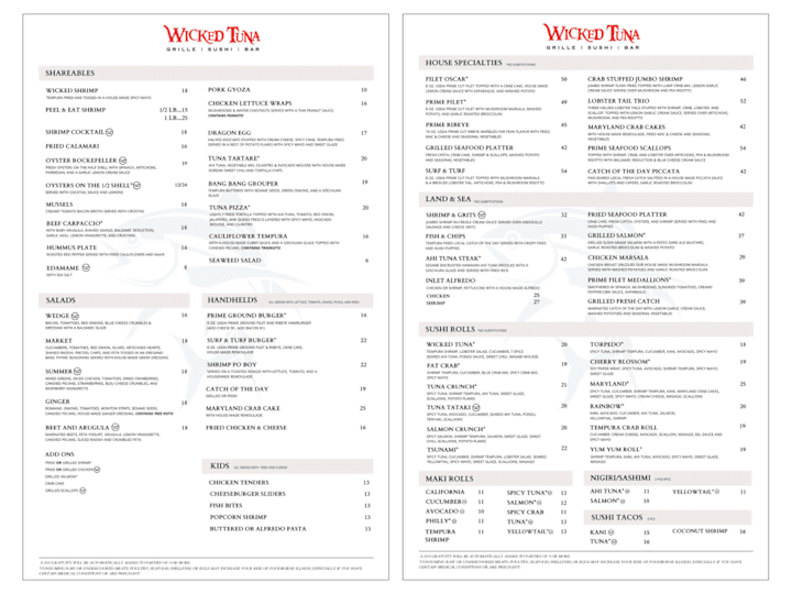 Cover image for Restaurant Menu