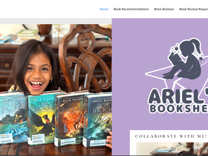 Cover image for Ariel's Bookshelf - Book Review Website