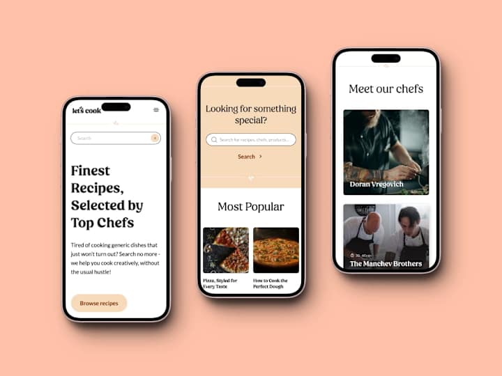 Cover image for Responsive Web Design for Let's Cook