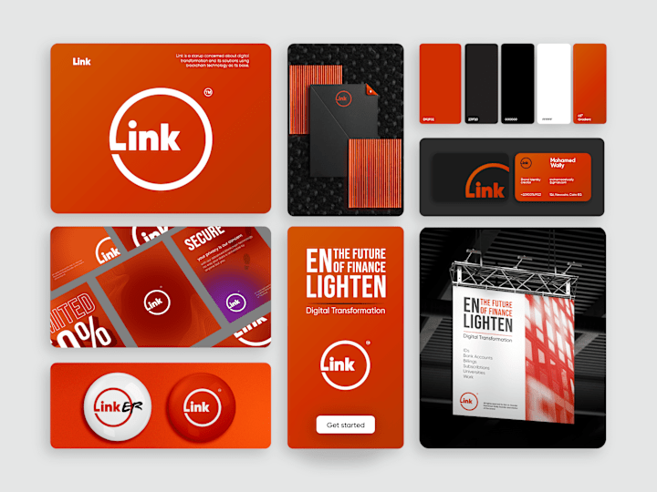 Cover image for Link for financial Renovation Brand Identity on Behance