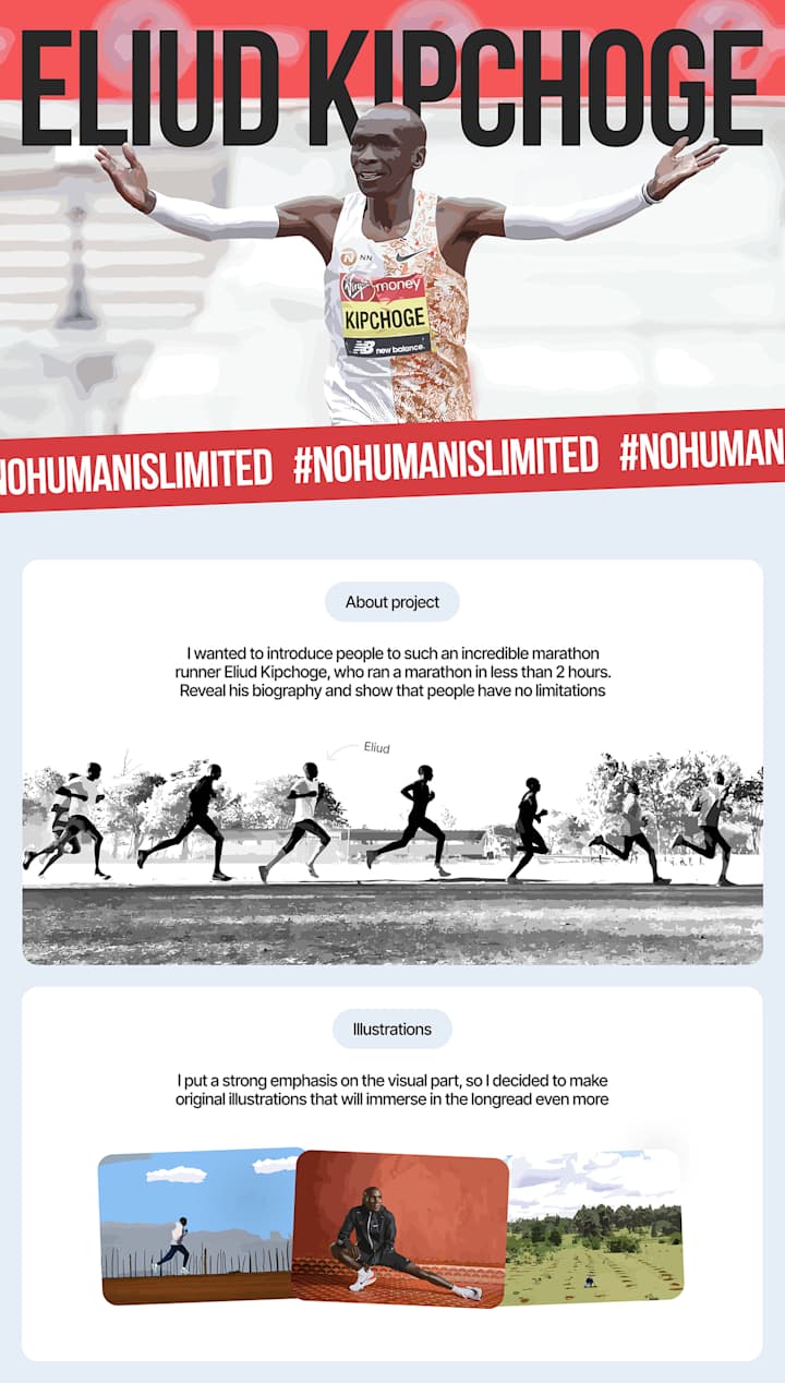 Cover image for Eliud Kipchoge / Longread