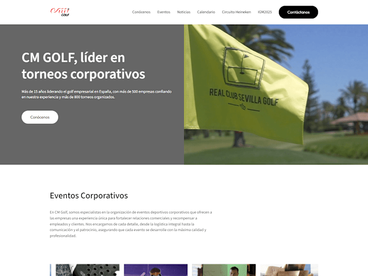 Cover image for CM GOLF WEB