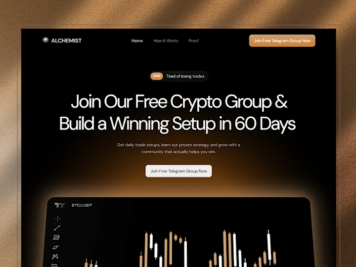 Cover image for The Alchemist Trader | Multi page website in Framer