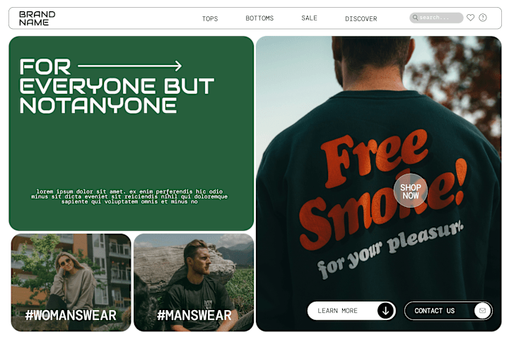 Cover image for E-commerce website for your brand to stand out from the crowed 
