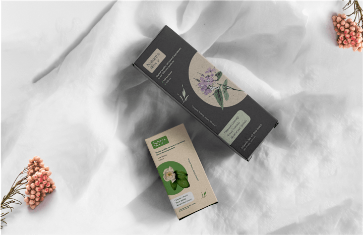 Cover image for Nature's Bliss skincare brand identity design :: Behance