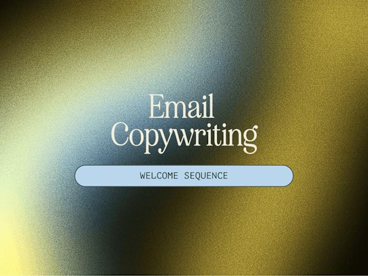 Cover image for Email Copywriting | Welcome Sequence