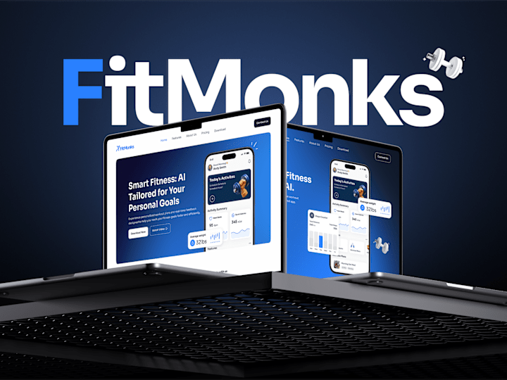 Cover image for FitMonksAI: Dynamic Health & Fitness Website Built with Framer
