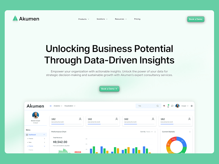 Cover image for Akumen Website (Webflow Development + Design)