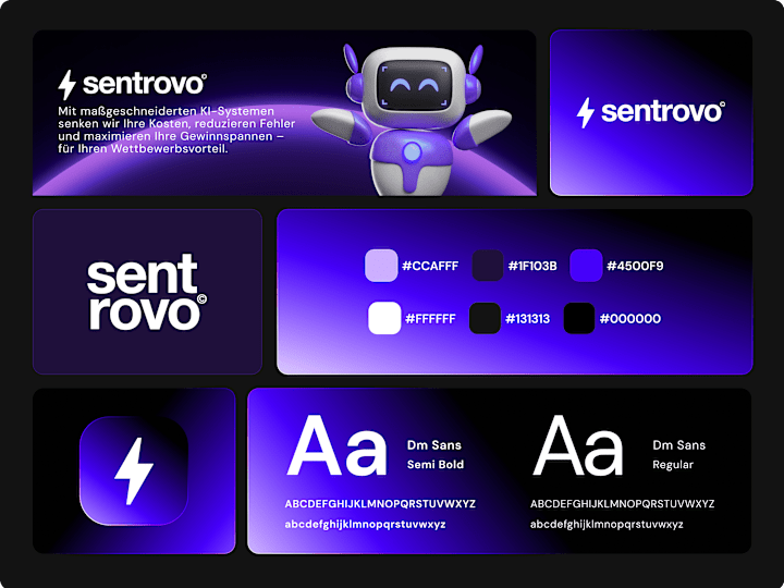 Cover image for Brand Guidelines + Social Media Setup "Sentrovo"