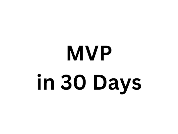 Cover image for Make a MVP for your Idea