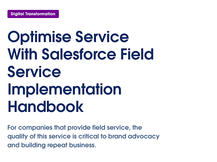 Cover image for Salesforce Field Service Implementation Guide