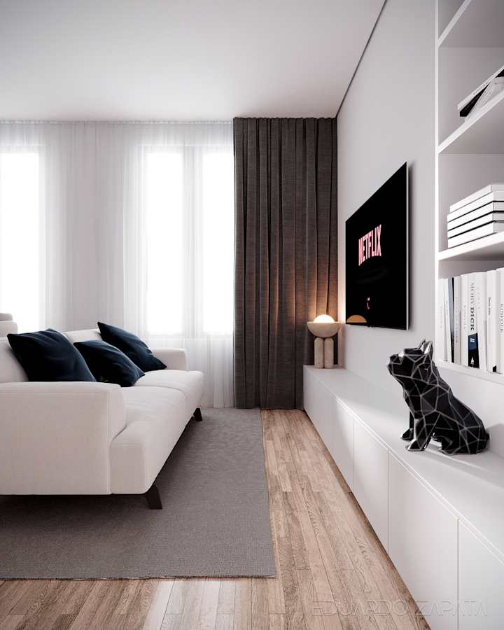 Cover image for 3D Render | White FLat :: Behance