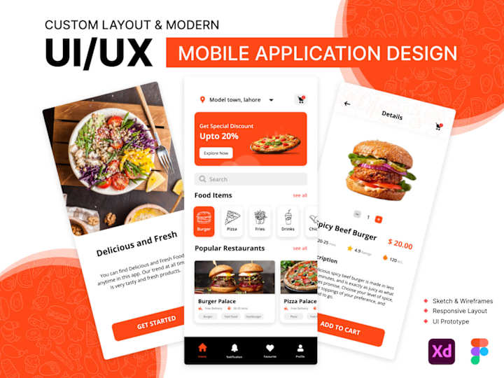 Cover image for Food Delivery App Design (CASE STUDY)
