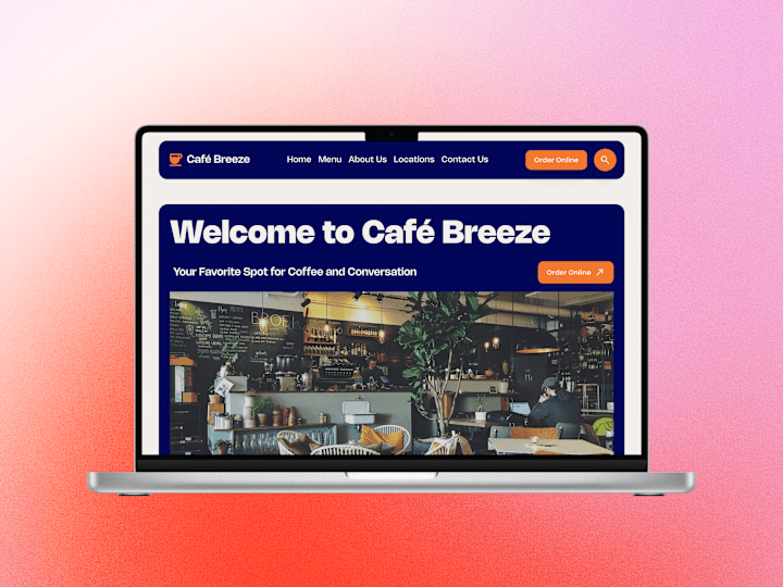 Cover image for Responsive Restaurants - Coffee Shops Website Design Using Figma