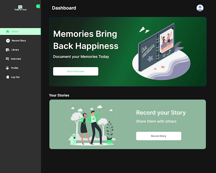 Cover image for Memoir Web App