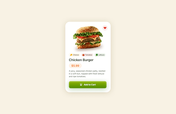 Cover image for Product Card UI Design