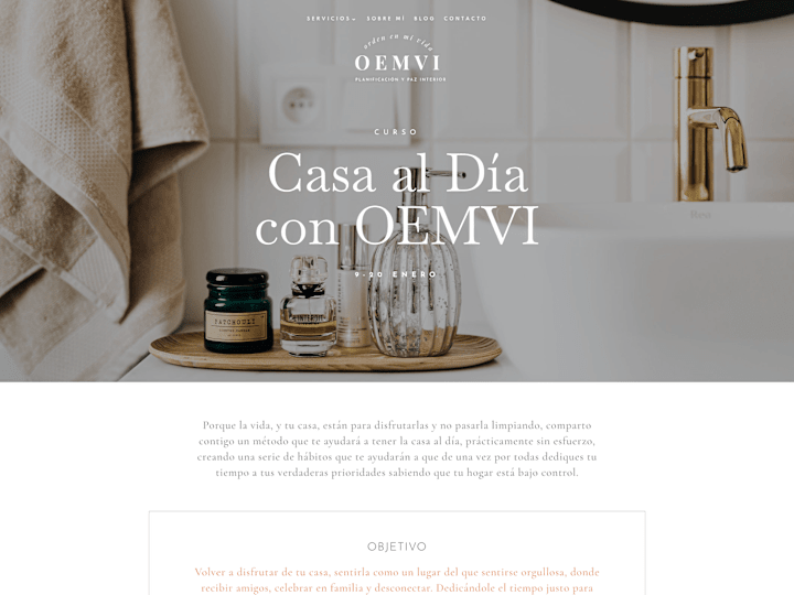 Cover image for Website for Orden en mi Vida