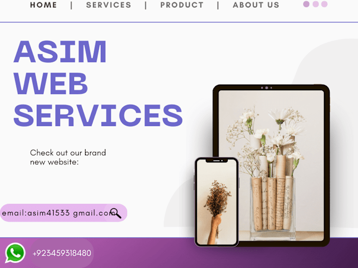 Cover image for "Modern Business Website front page Design" 