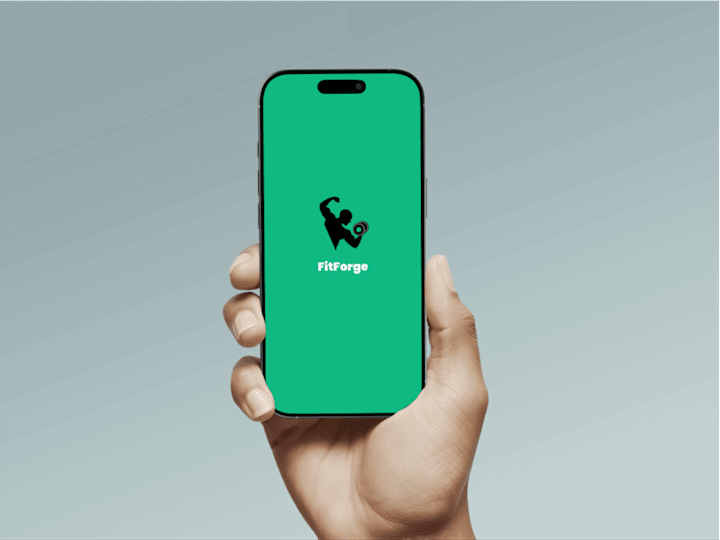 Cover image for FitForge Fitness App & Landing Page Design