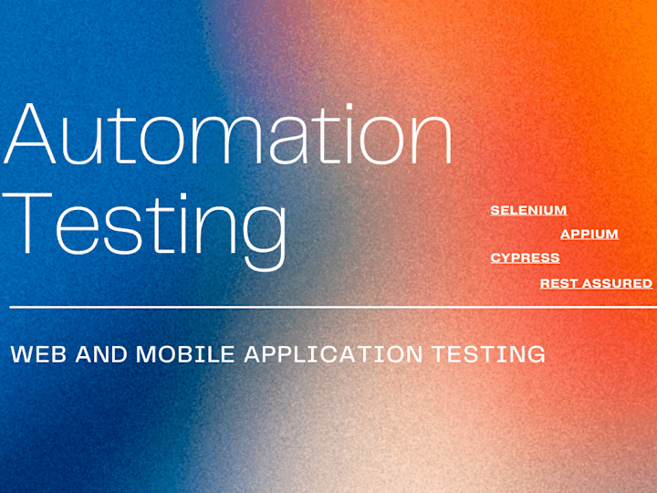 Cover image for Mobile Automation Testing (Appium + JAVA + BDD(Cucumber) + POM)