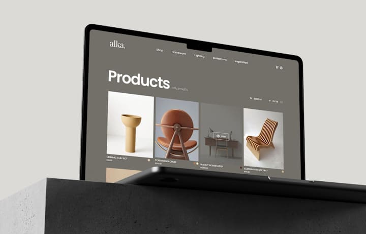 Cover image for Alka Interior Ecommerce Store Design