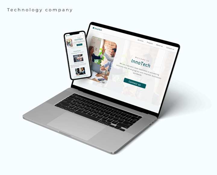 Cover image for InnoTech - Responsive website for Technology company