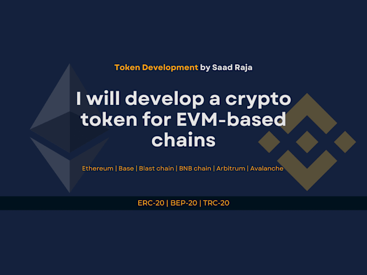 Cover image for A Crypto Token on any EVM-based chain | Ethereum | Base | Blast