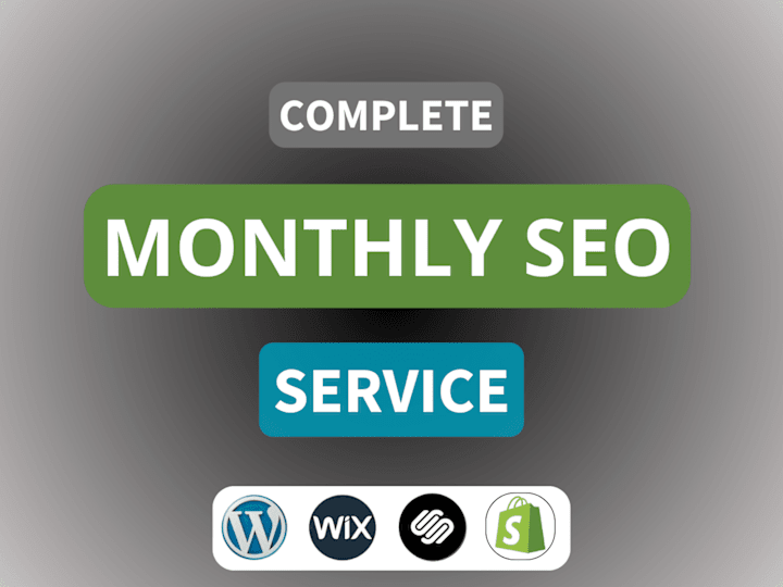 Cover image for I will do complete monthly SEO service for ranking website