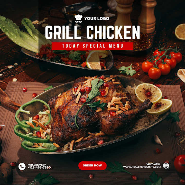 Cover image for Create a Social Media Ads for Restaurants.