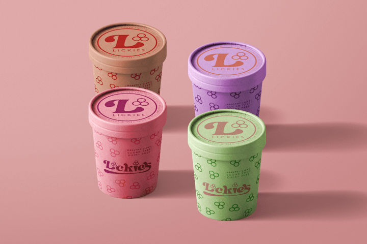 Cover image for Branding Lickies - ice cream brand