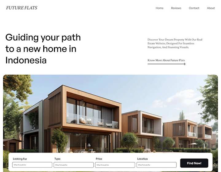 Cover image for Real Estate Website 