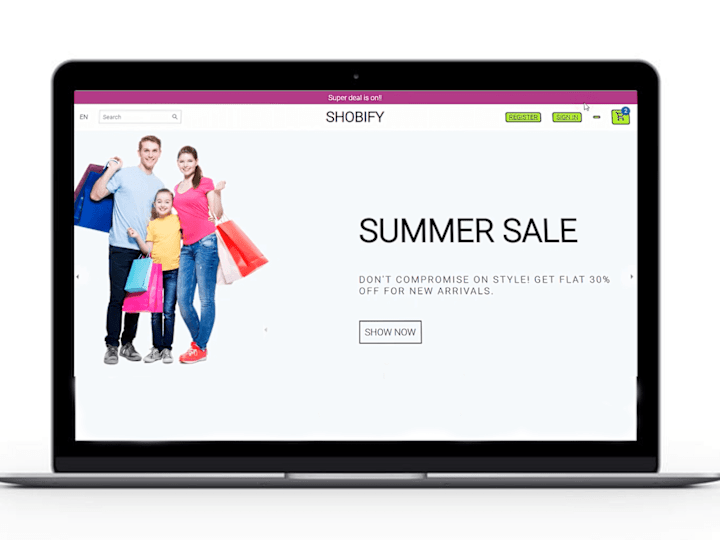 Cover image for Shobify-Ecommerce Website