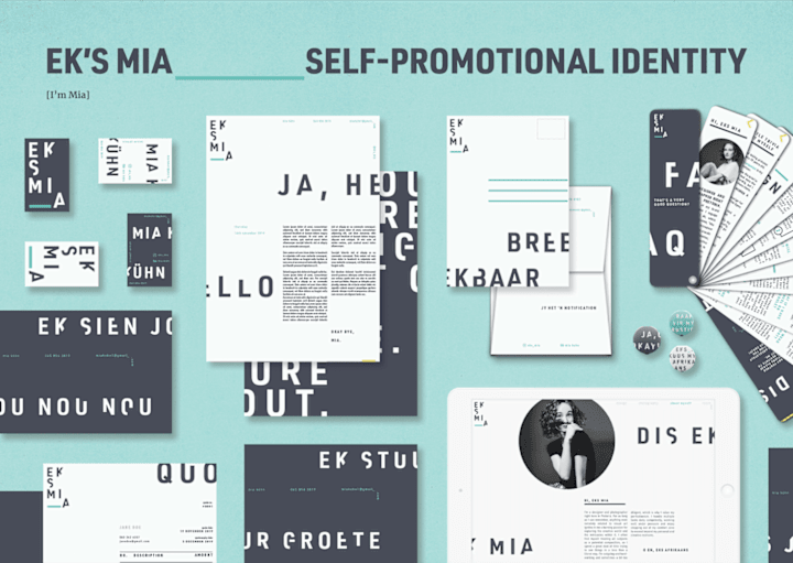 Cover image for Ek's Mia Self-Promotional Identity