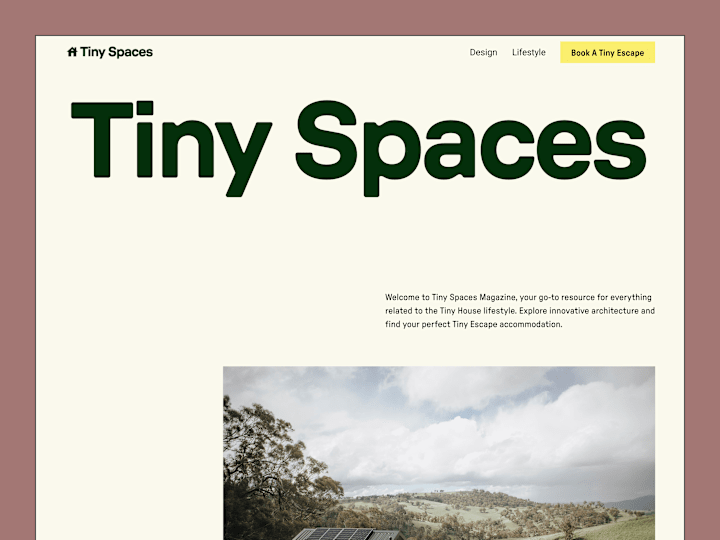 Cover image for Tiny Spaces