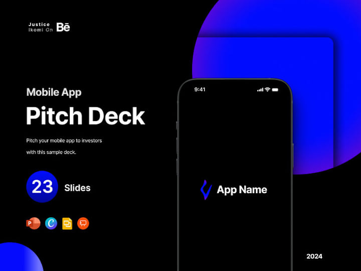 Cover image for Mobile App Pitch Deck :: Behance