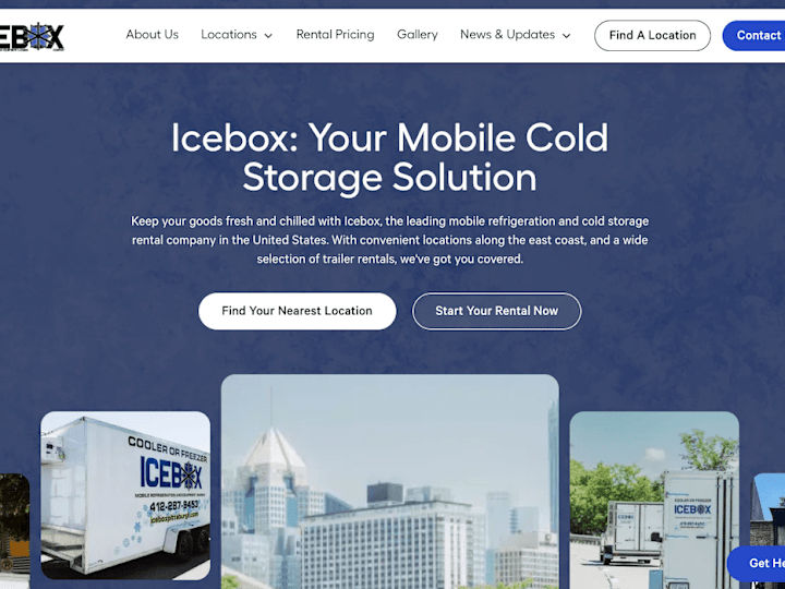 Cover image for Icebox Mobile Refrigeration - Webflow Re-platform & SEO