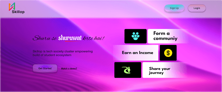 Cover image for website homepage design
