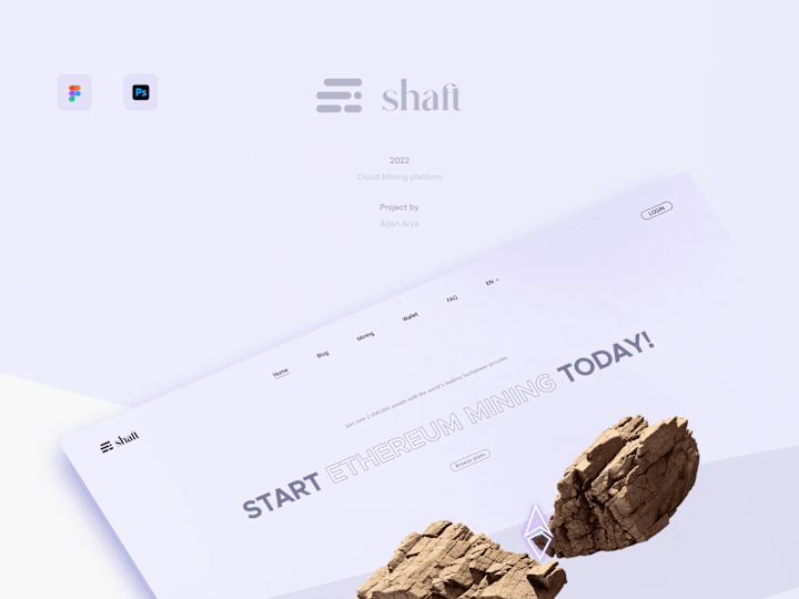 Cover image for Shaft - Cloud Mining Website Design