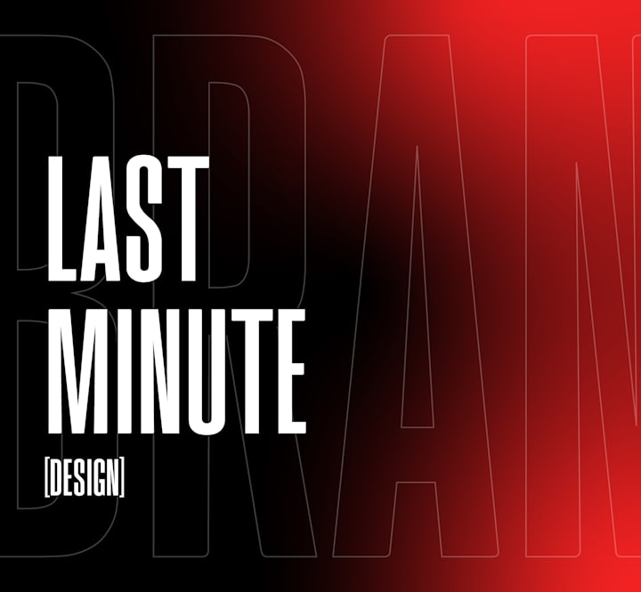 Cover image for LAST MINUTE - Graphic Designer