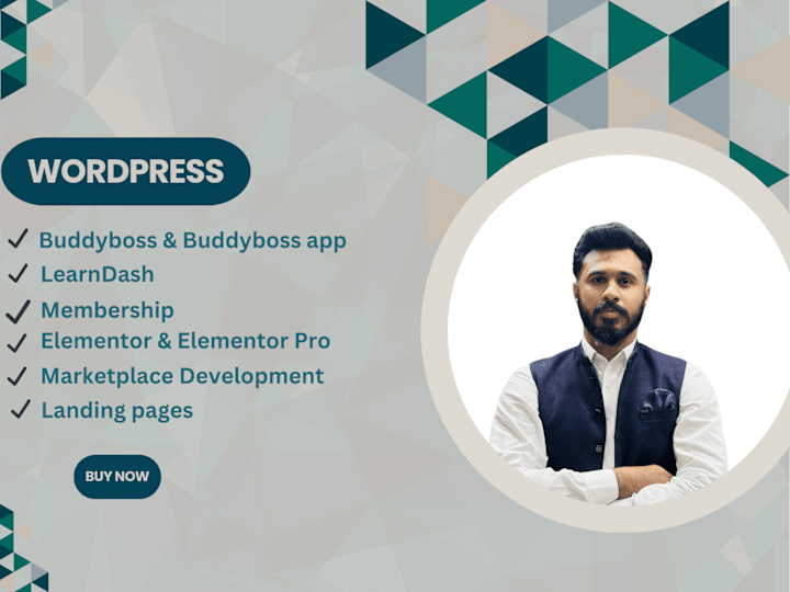 Cover image for WordPress|Elementor|Buddyboss|LearnDash|MemberPress|DIVI|Expert