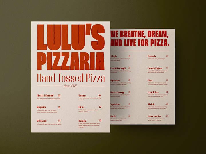 Cover image for Lulu's Pizzaria