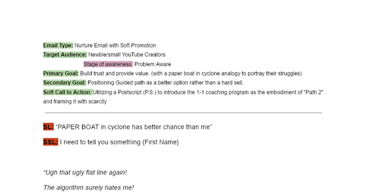 Cover image for Nurture Email With Soft Promotion 