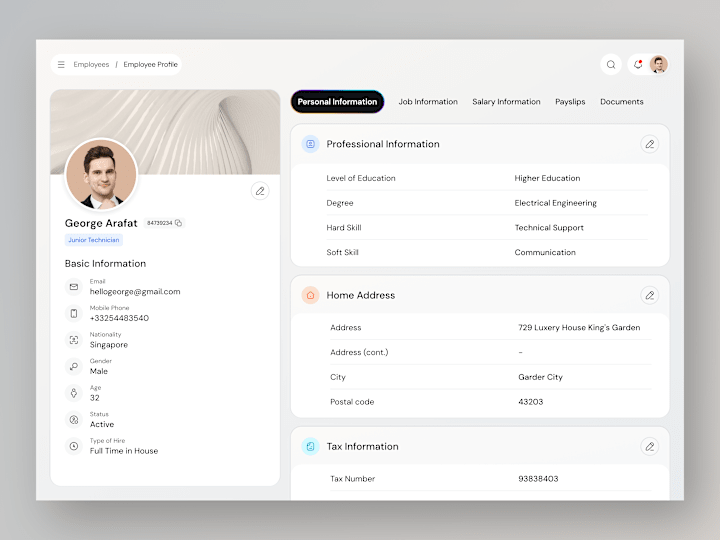 Cover image for Employee Data