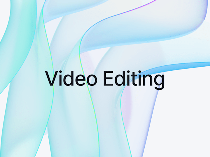 Cover image for Video Editing