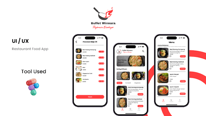 Cover image for UI/UX Restaurant Menu 