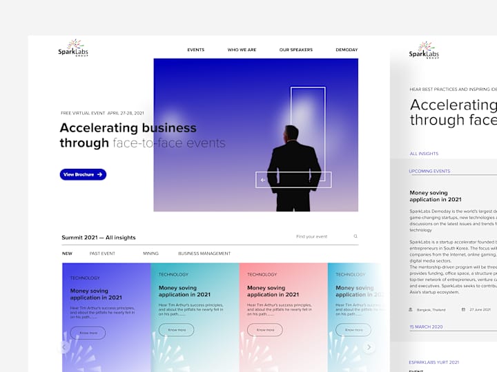 Cover image for Redesign sparklabs group