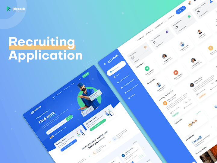 Cover image for Recruiting Application UI/UX