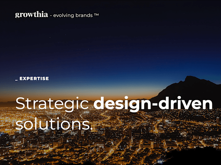 Cover image for Growthia: Brand + Web Design