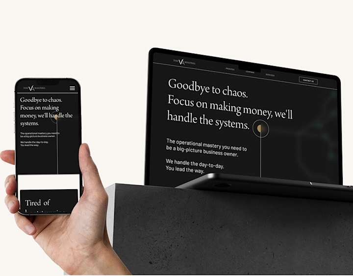 Cover image for The VA Masters Website Design and Framer Development