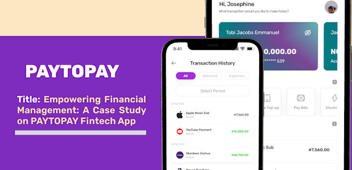Cover image for Paytopay Fintech App Case Study